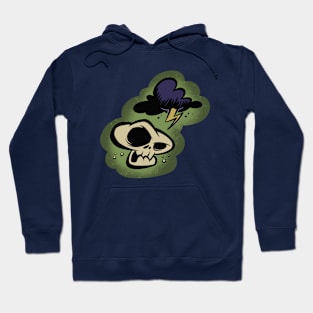 Extra Grumpy Skull Hoodie